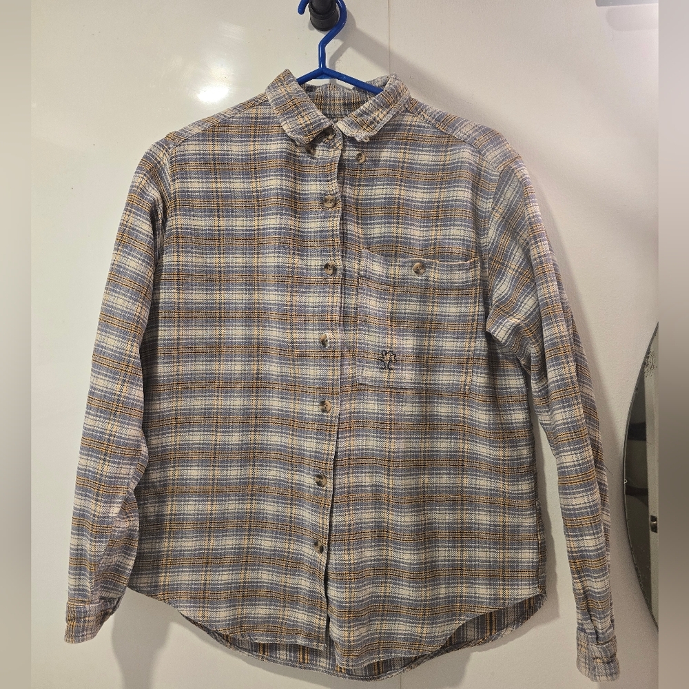 Orage Girl Casual Plaid Shirt